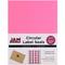 JAM Paper Fuchsia Pink Mailing Address Label Combo Set